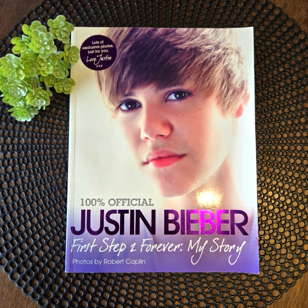 5 for $25 Justin Bieber Book - First Step 2 Forever Paperback Biography Popstar